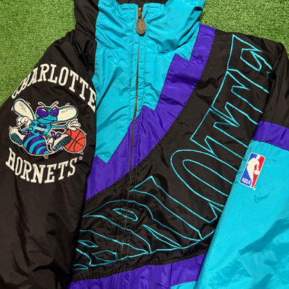 Vintage Charlotte Hornets Jacket Lee Sport