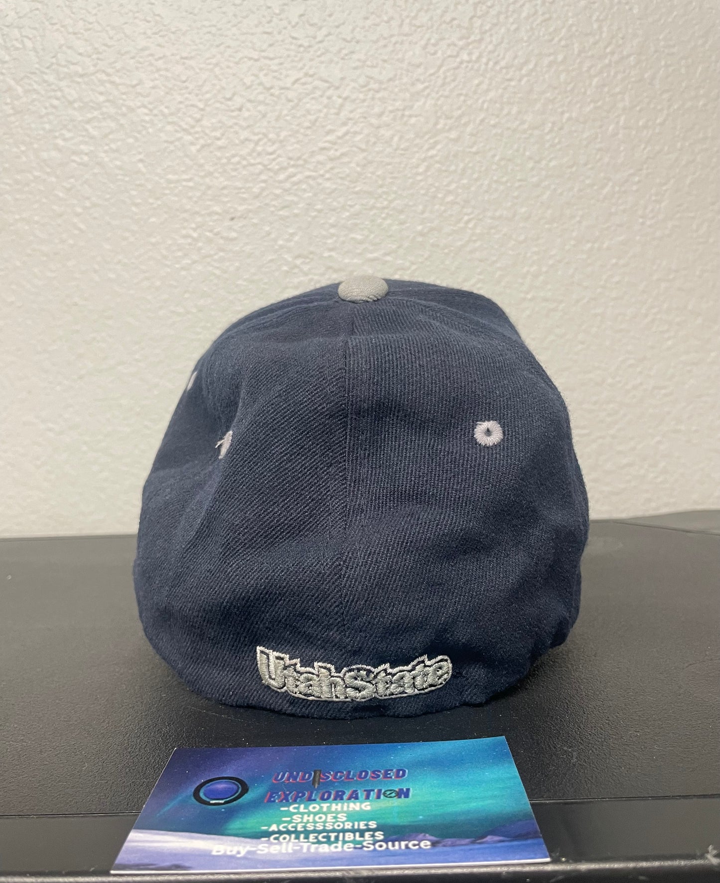 Vintage Utah State university grey and navy hat