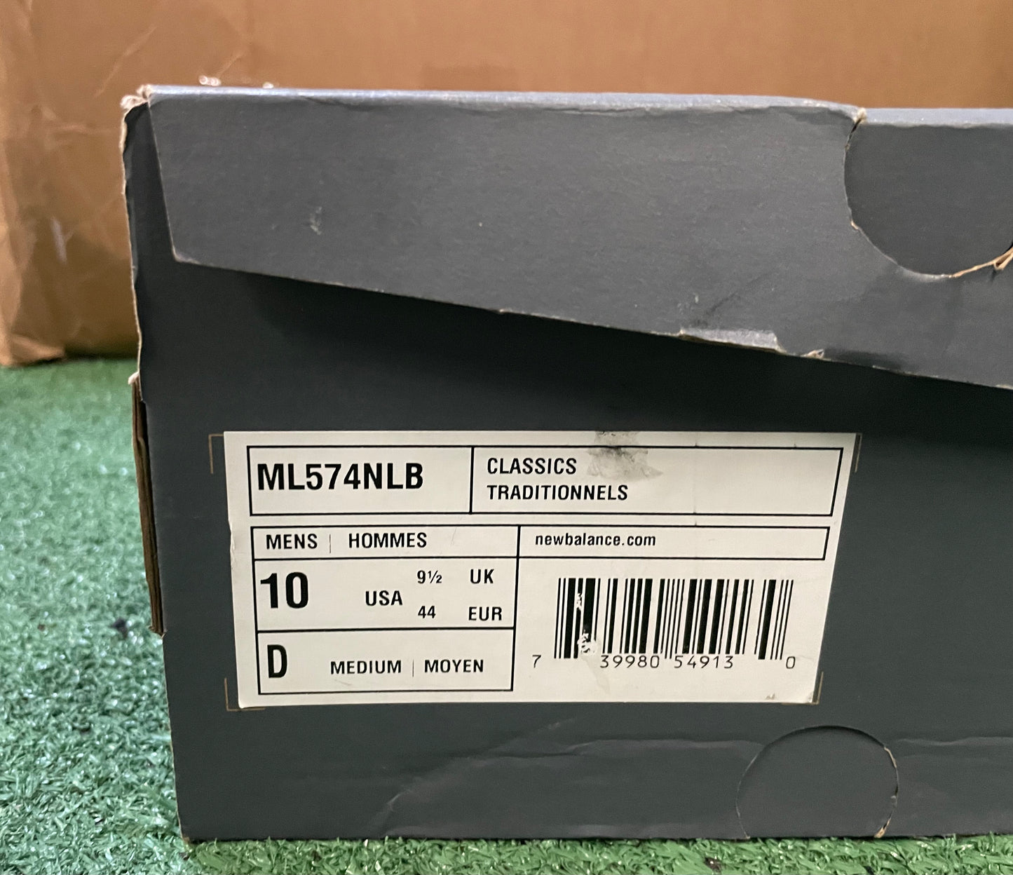 New Balance 574 varsity green indigo size 10men/11.5women