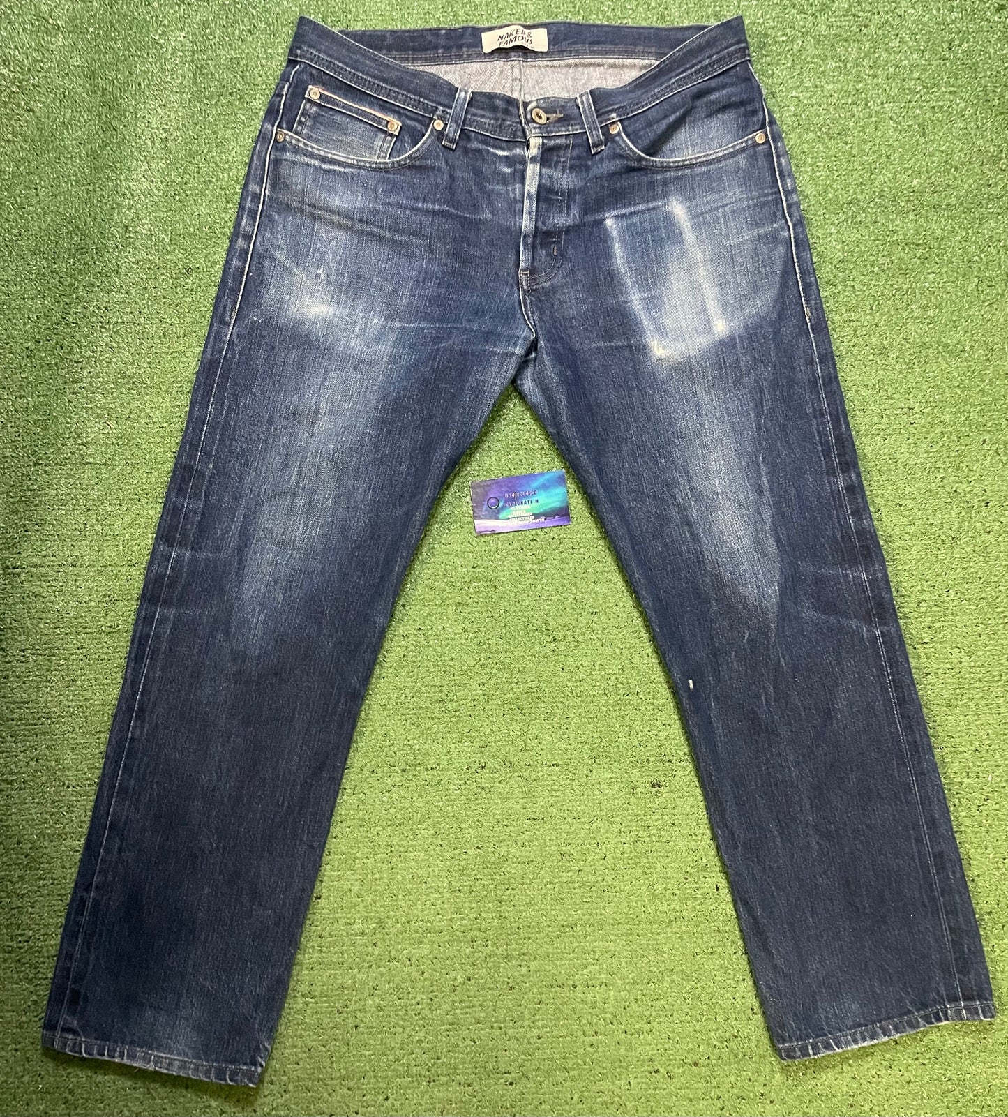 Naked & Famous indigo selvedge jeans