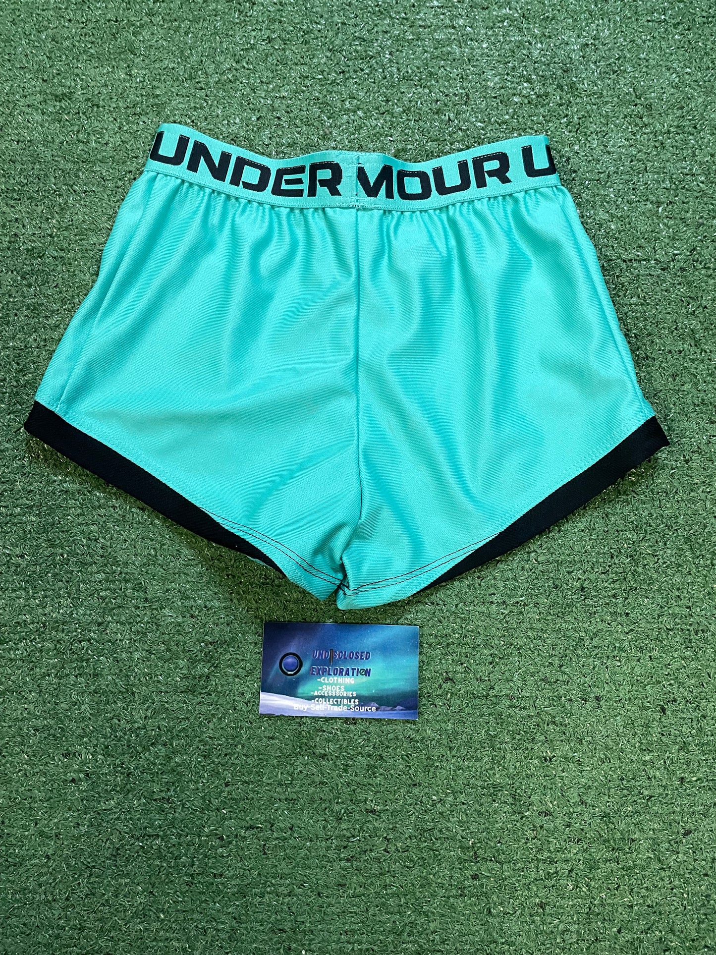 Under Armour Women's Play Up blue Shorts