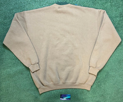 Vintage 1990s Eagle embroidered nature crewneck