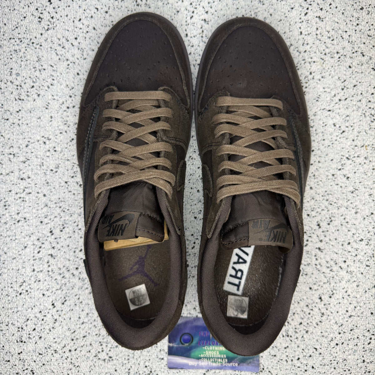 Jordan 1 Low Travis Scott Velvet 8.5 Men “Preowned”