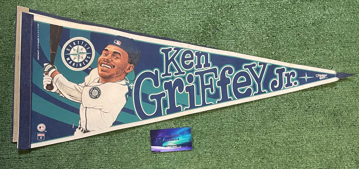 Vintage 1990s Seattle Mariners Ken Griffey Jr pennant