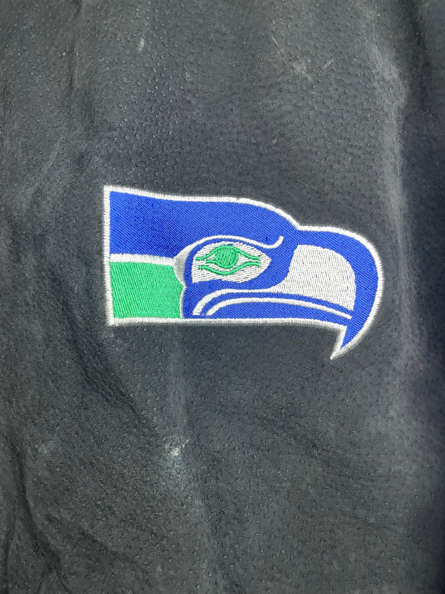 Vintage 1990s Seattle Seahawks suede Varsity jacket