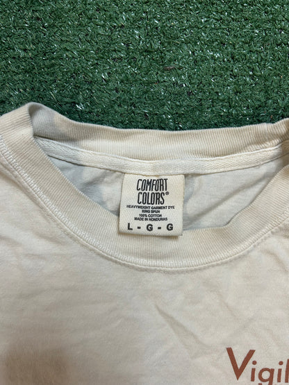 Vigilante coffee cream tee