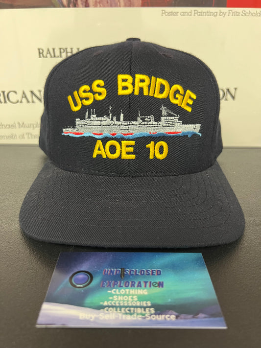 Vintage USS Bridge AOE 10 hat