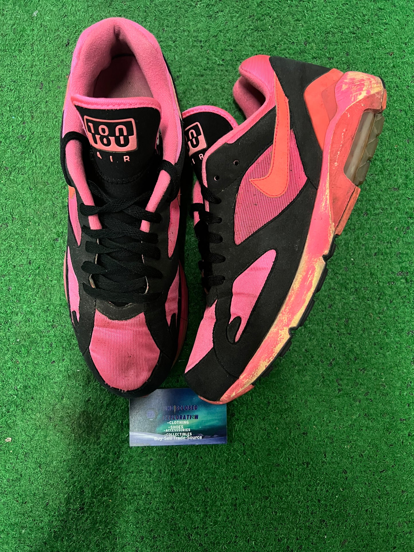 Nike air max 180 cdg black size 10.5men/12women