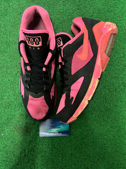 Nike air max 180 cdg black size 10.5men/12women