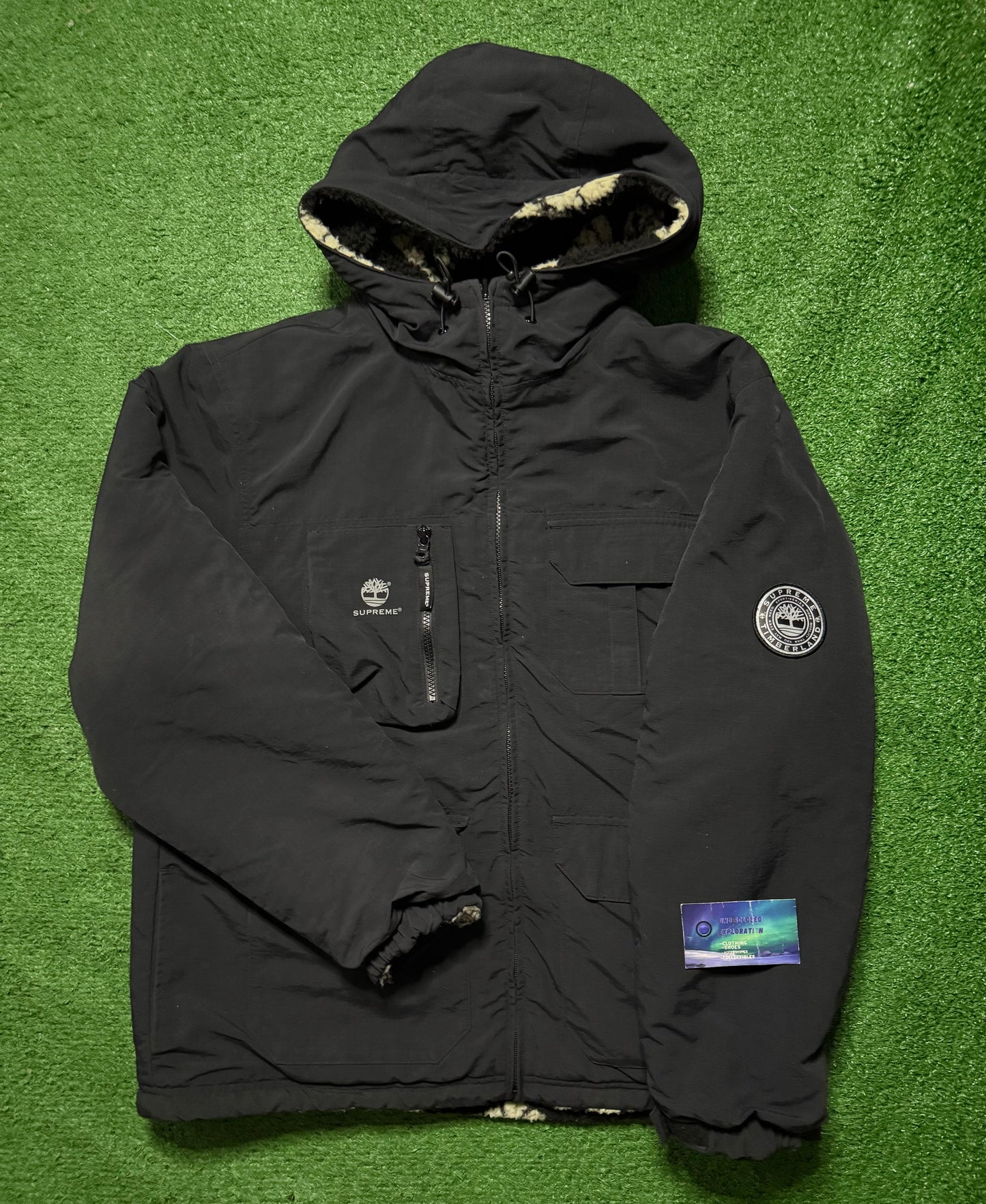 Supreme Timberland Reversible Ripstop Jacket Black