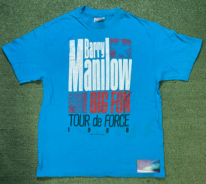 vintage 1988 Barry Manilow Big Fun Tour de Force tee