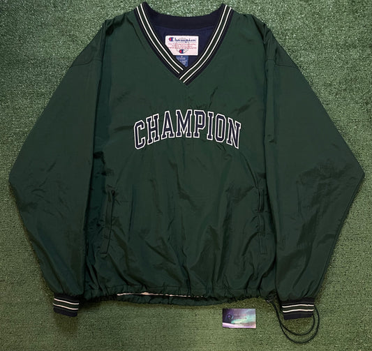 Vintage 1990s Champion pullover green crewneck