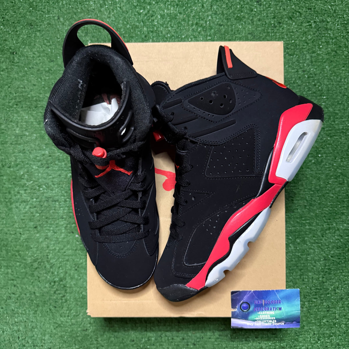 Jordan 6 Infrared Salesman 8 Men “Preowned”