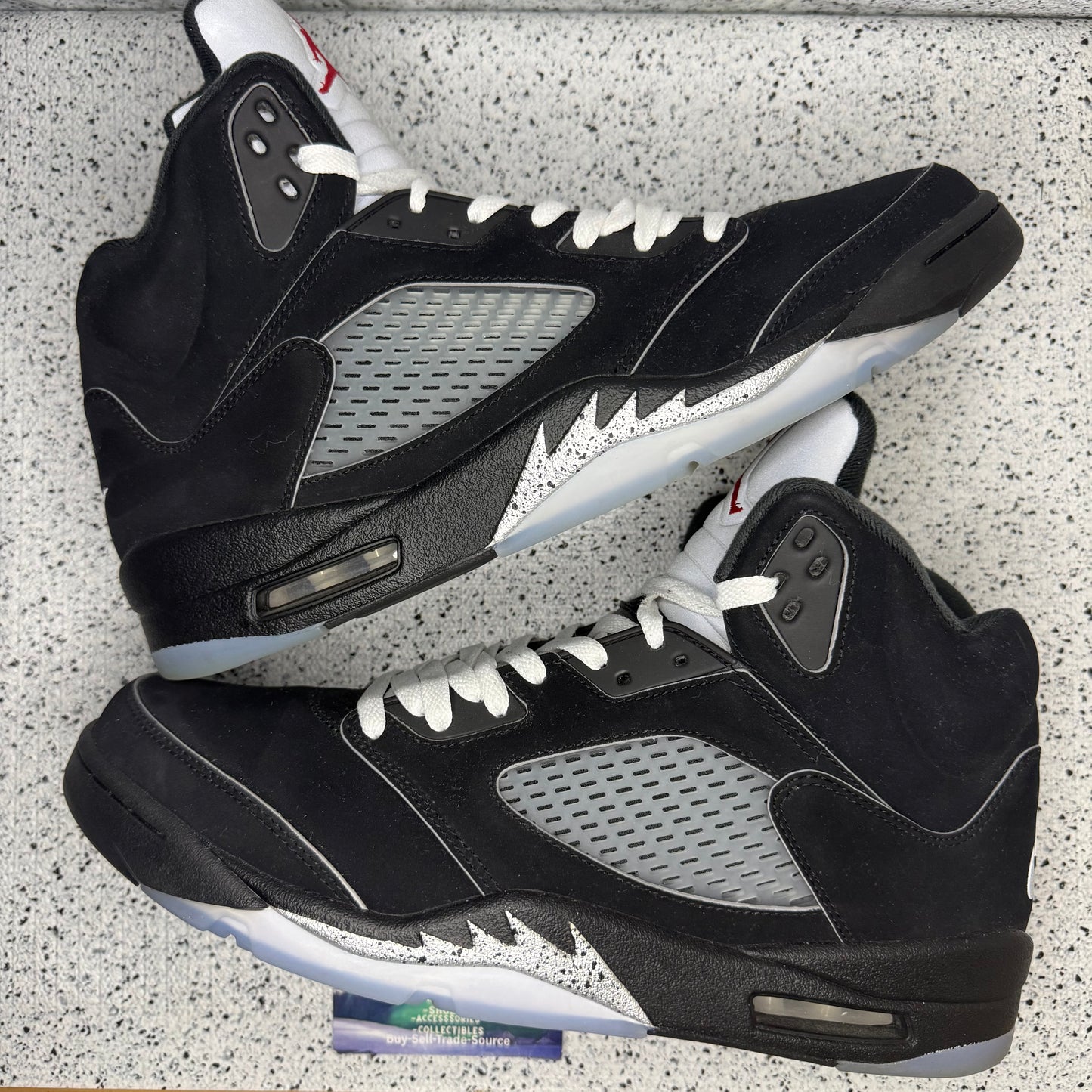 Jordan 5 Black Metallic Reimagined 13 Men “Preowned”