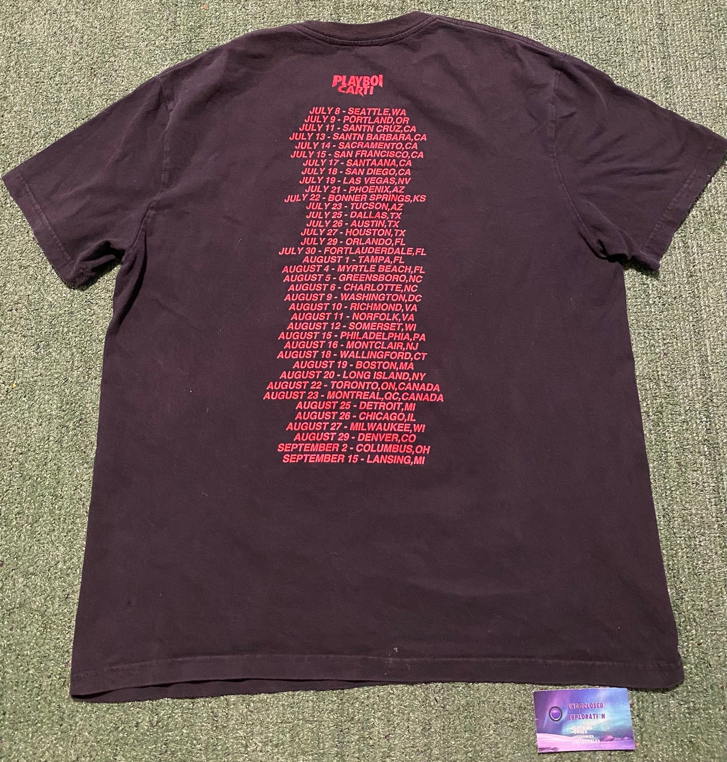 Playboi Carti Tour Tee