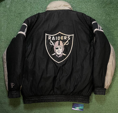 Vintage 1990s Reversible Oakland Raiders Jacket