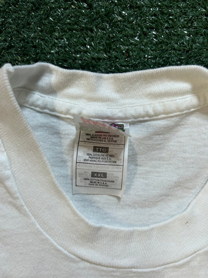 Vintage 1990s soccer for world peace tee