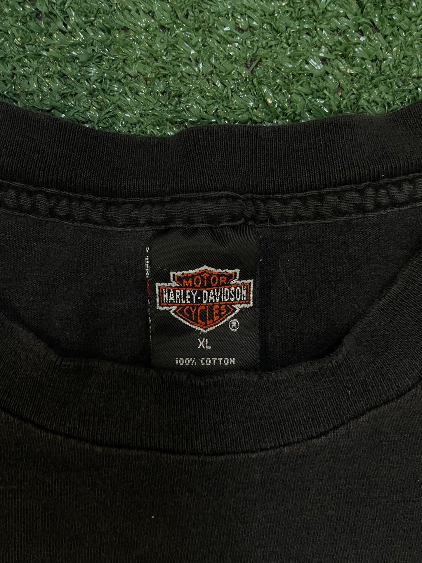 Vintage 1990s Harley Davidson motorcycles NO worries tee