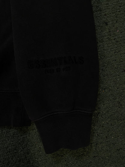 Fear of God Essentials FW19 3M black hoodie
