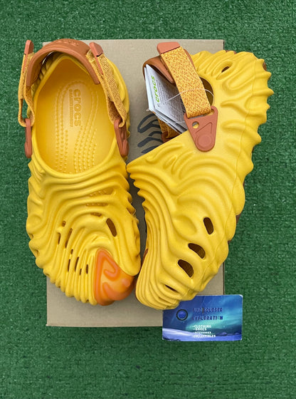 Salehe Bembury Clog Croc Orange Cobbler