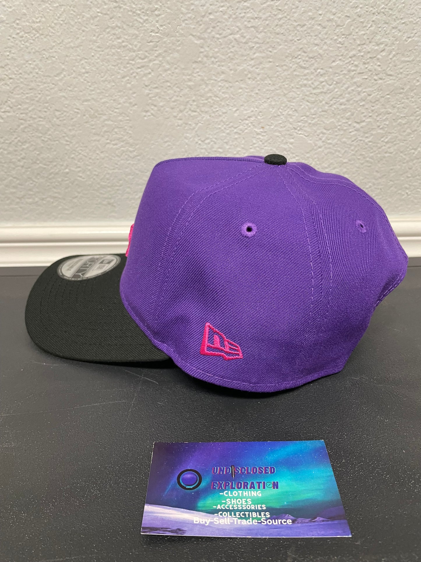 LA Los Angeles Dodgers 100 year anniversary purple and pink hat