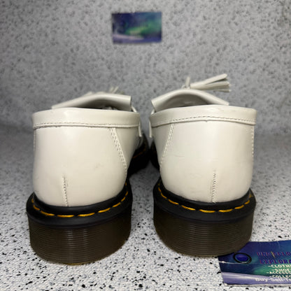 Dr Martens Adrian YS Tassel White 10 Men/11.5 Women “Preowned”