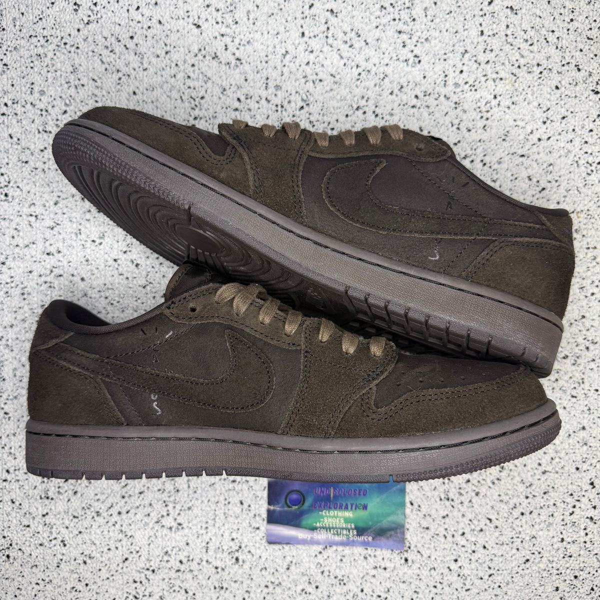 Jordan 1 Low Travis Scott Velvet 8.5 Men “Preowned”