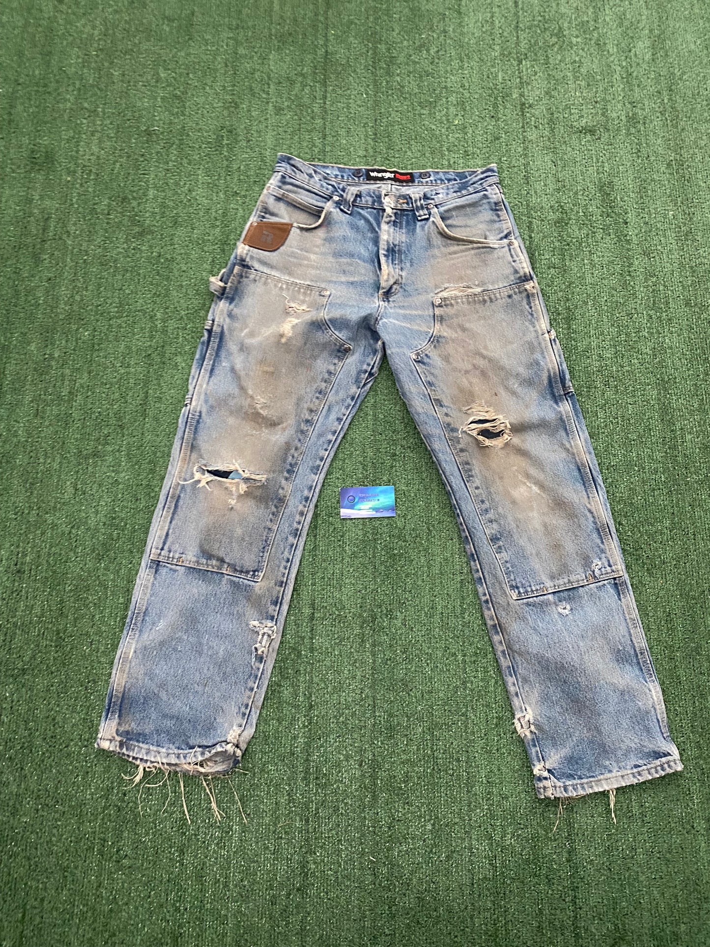 Vintage Wrangler Distressed Work Pants