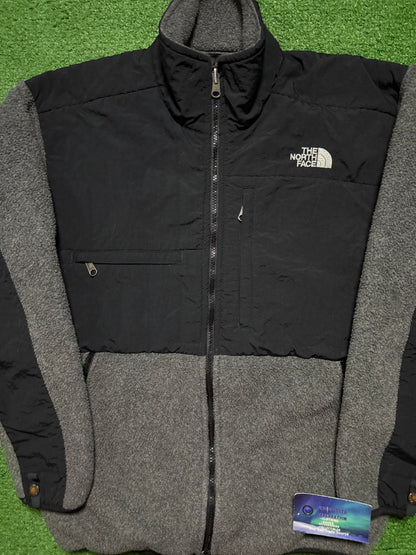 Vintage North Face Denali Black Grey