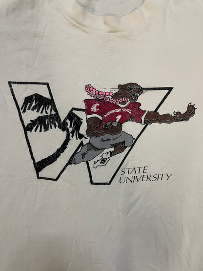 Vintage 1980s Washington state university WSU aloha bowl tee