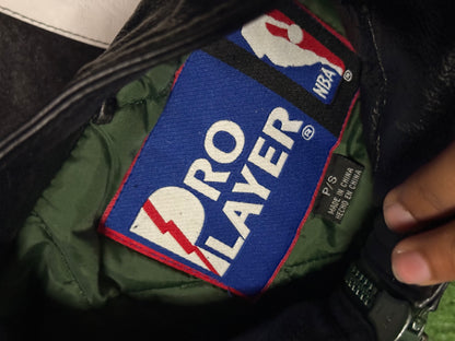 Vintage Seattle SuperSonics Leather Jacket Pro Player