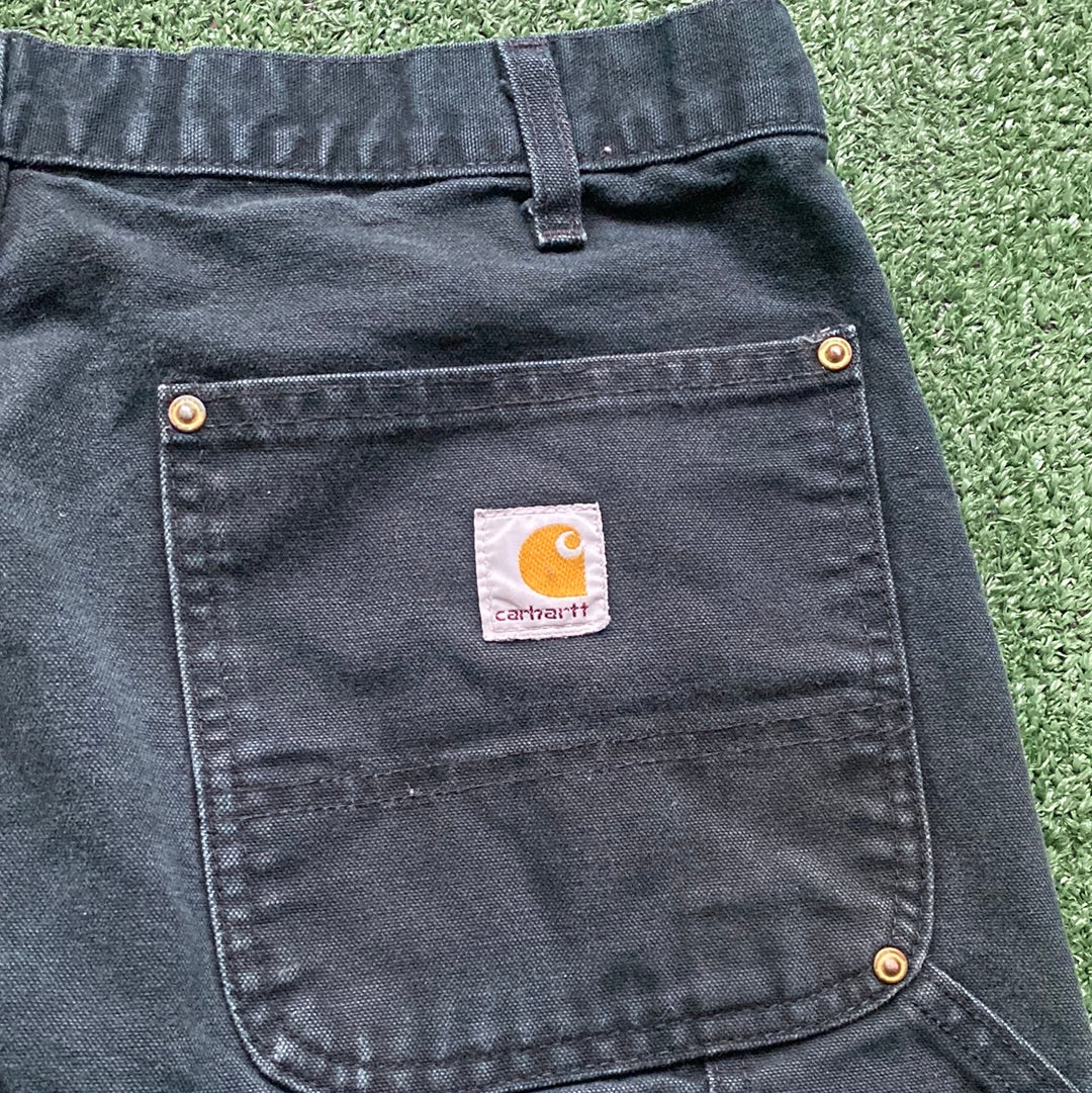 Vintage Carhartt black  Double Knees jean pants