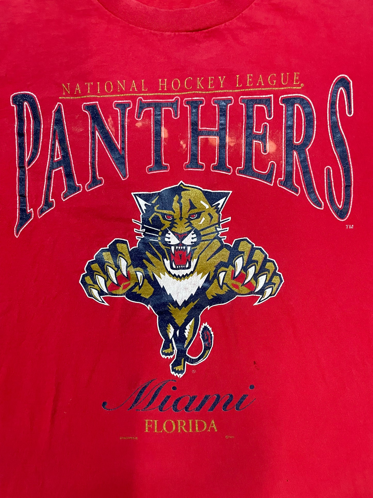 Vintage 1990s NHL Miami Florida Panthers tee