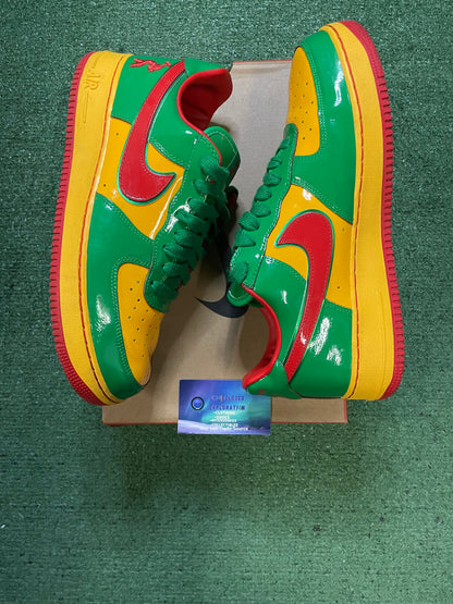 Nike force 1 low concrete boys lucky green lil yachty size 12men/13.5women