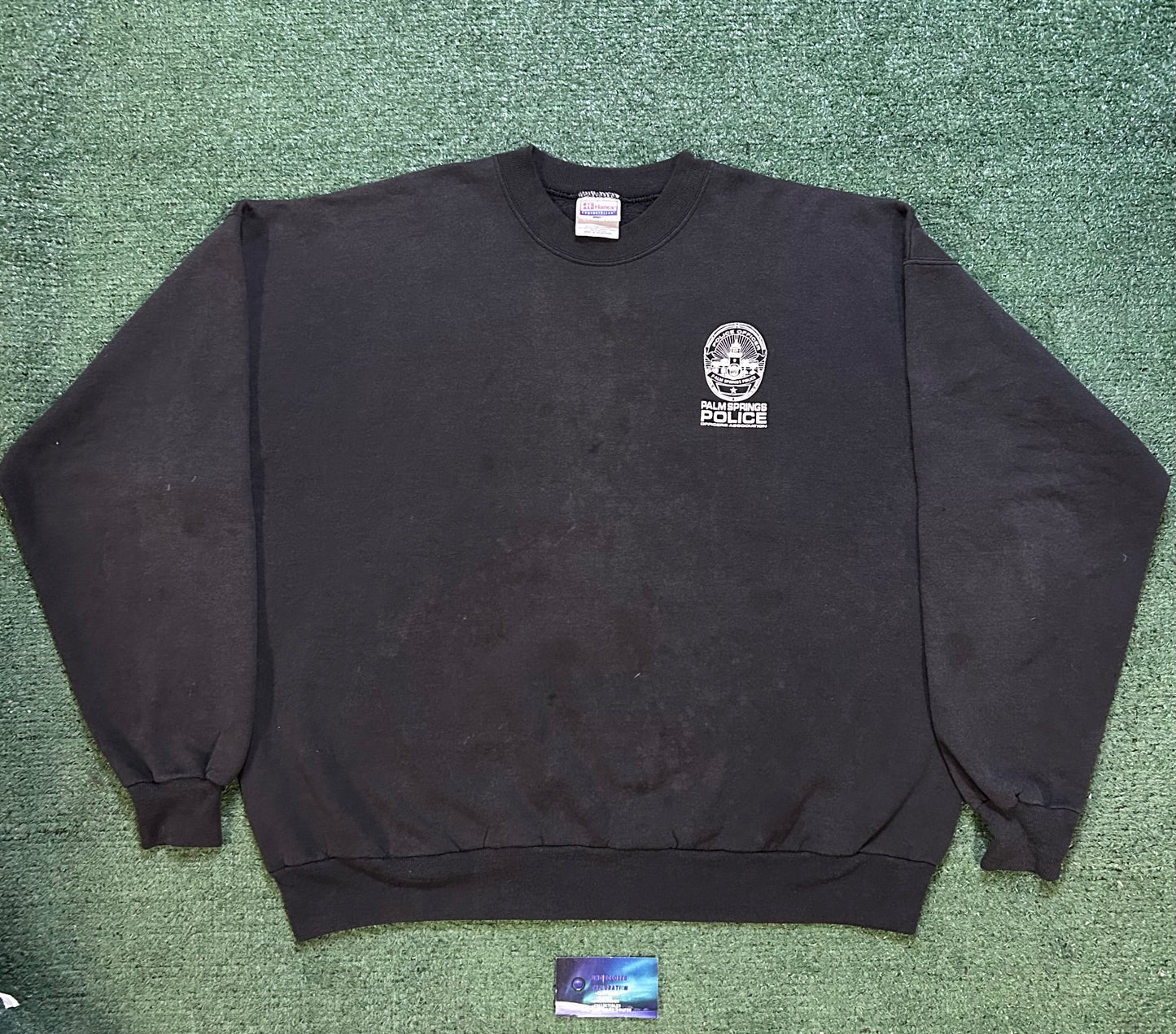 Vintage 1990s Palm Springs police crewneck