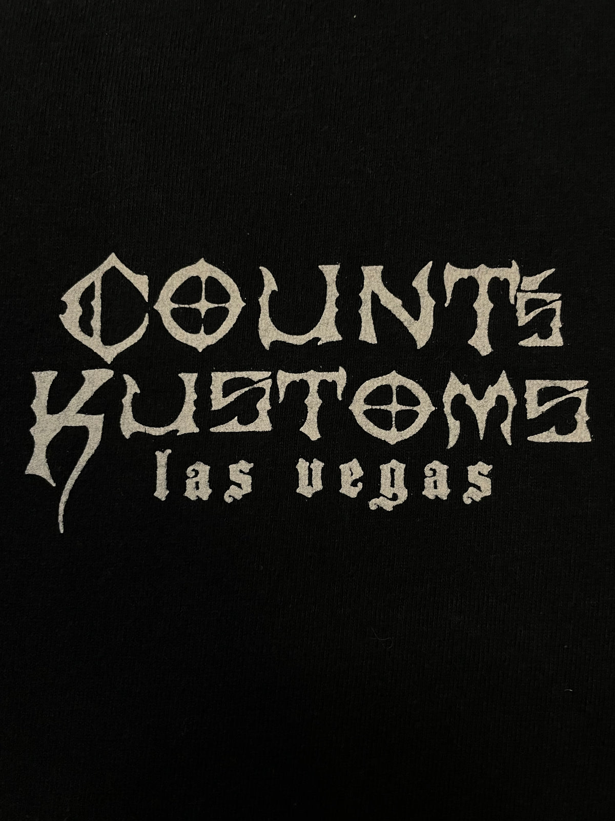 Counts Kustoms Las Vegas chrome  tee