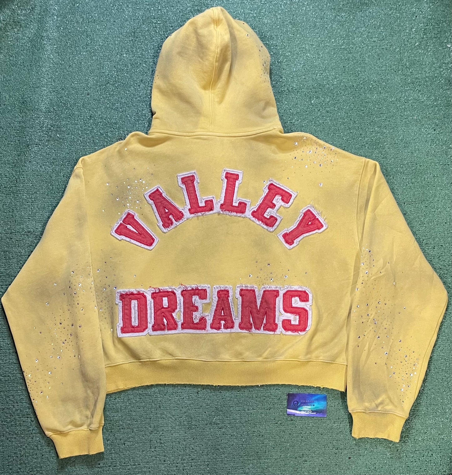 Vale forever sun cluster zip up yellow Valley Dreams hoodie