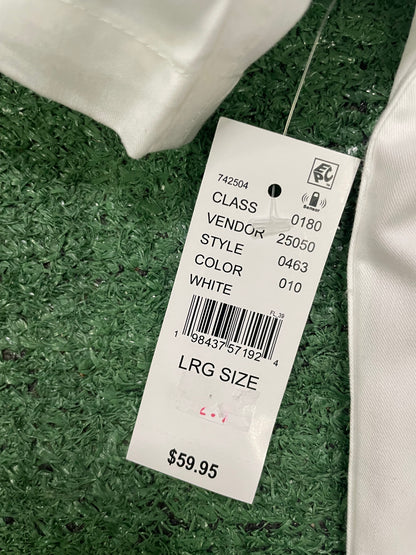 Palm grove lodge white button up