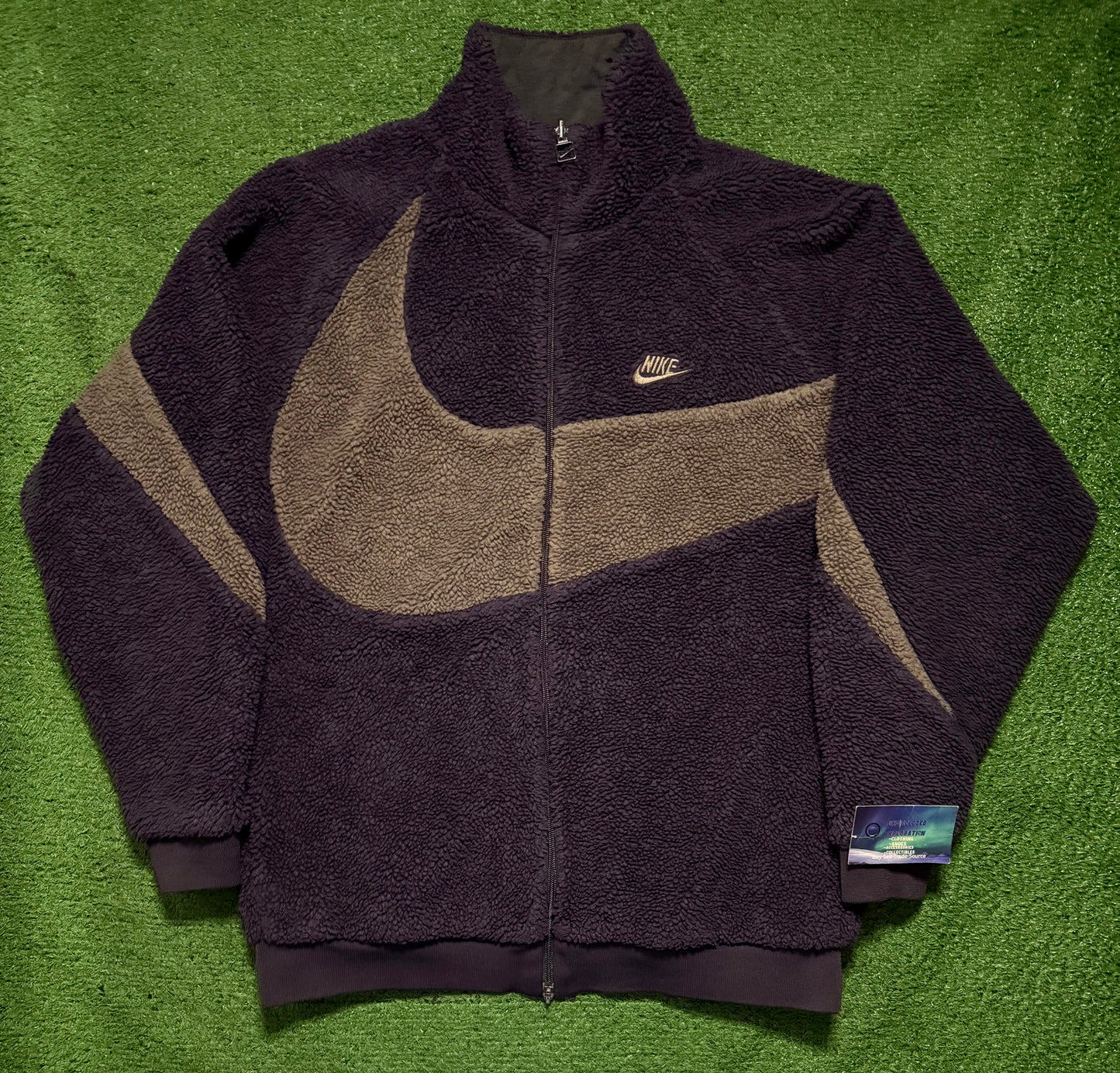 Nike Big Swoosh Reversible Fleece Purple