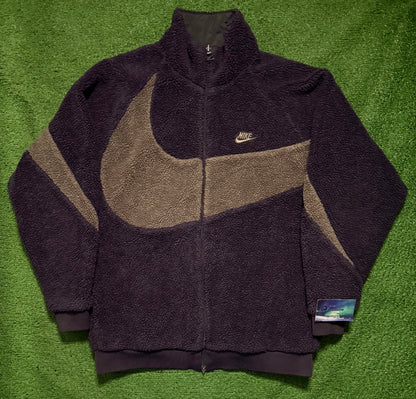 Nike Big Swoosh Reversible Fleece Purple