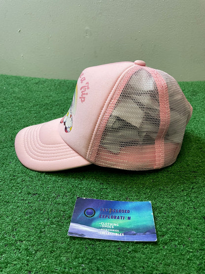Vintage Care Bears let’s take a trip pink hat