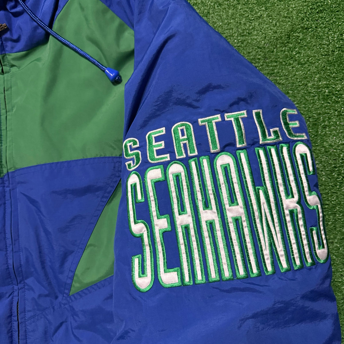 Vintage Seattle Seahawks Shark Tooth Jacket Logo Athletic