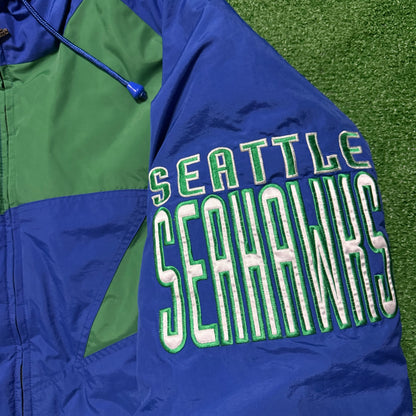 Vintage Seattle Seahawks Shark Tooth Jacket Logo Athletic
