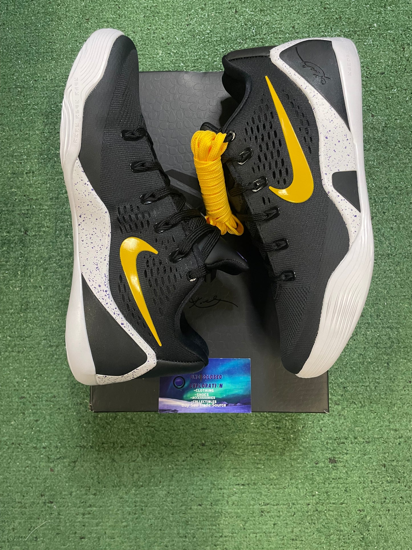 Nike Kobe 9 black university gold