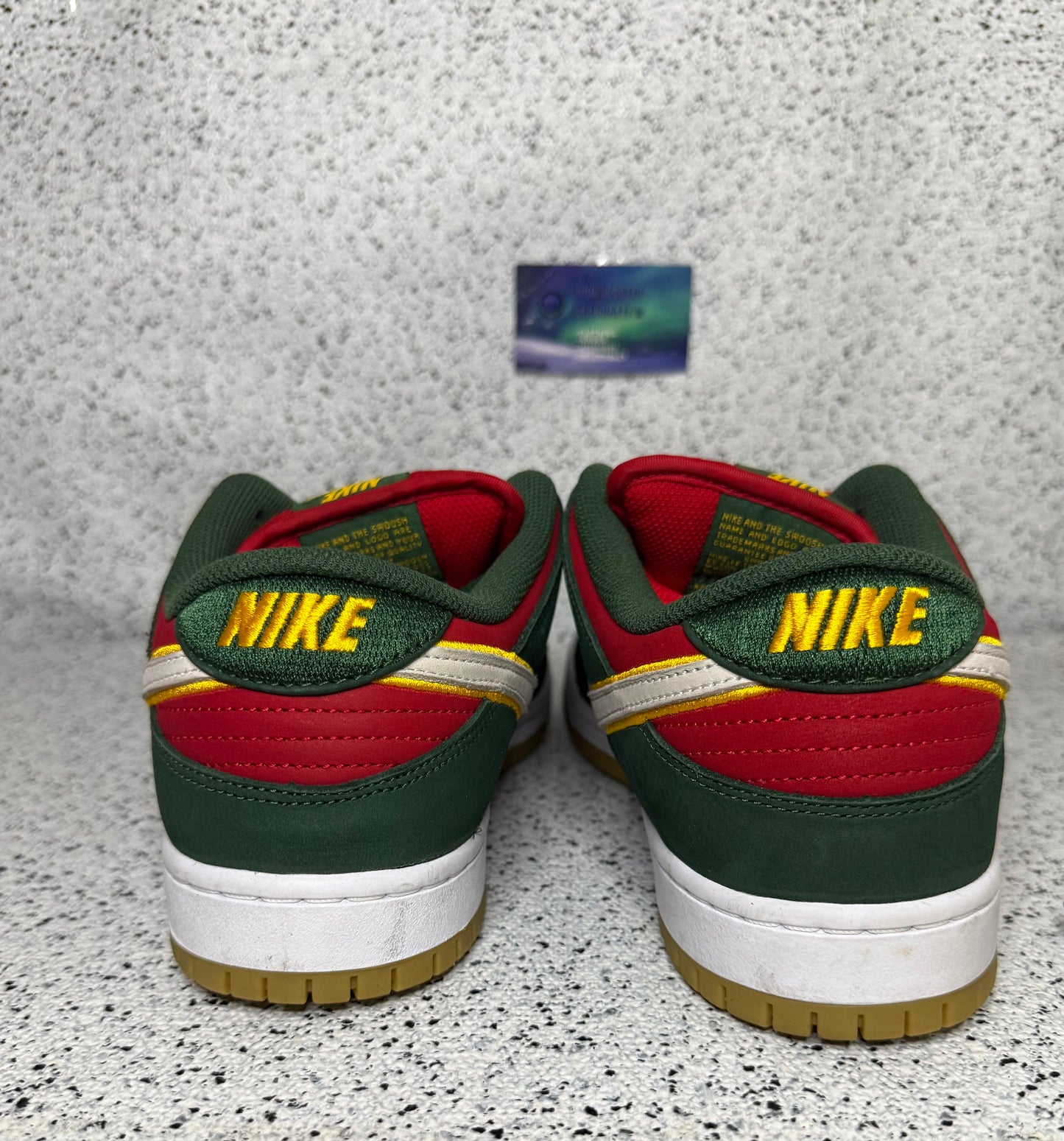 Nike Dunk SB Seattle SuperSonics 10.5 Men/12 Women “Preowned”