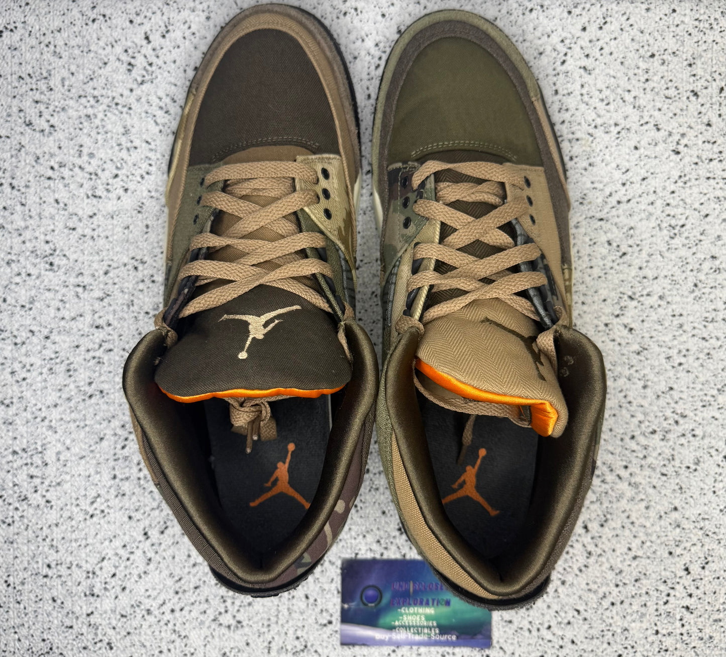 Jordan 3 Patchwork Camo 11 Men/12.5 Women “Preowned”