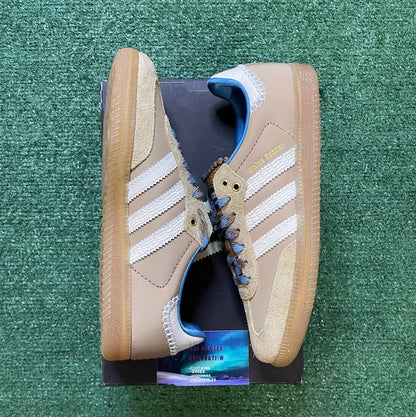 Adidas X samba wales Bonner dessert white