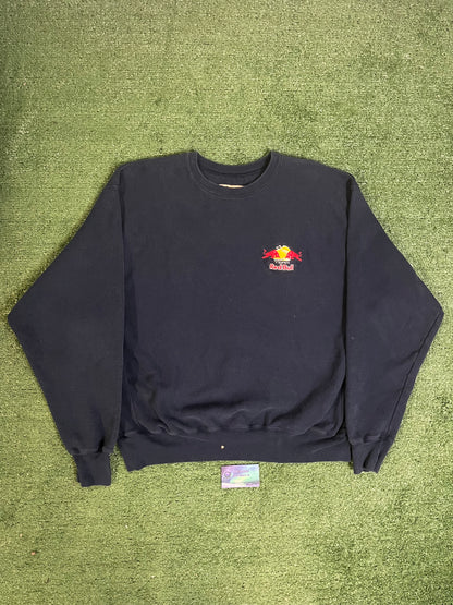 Vintage 2000s red bull crewneck