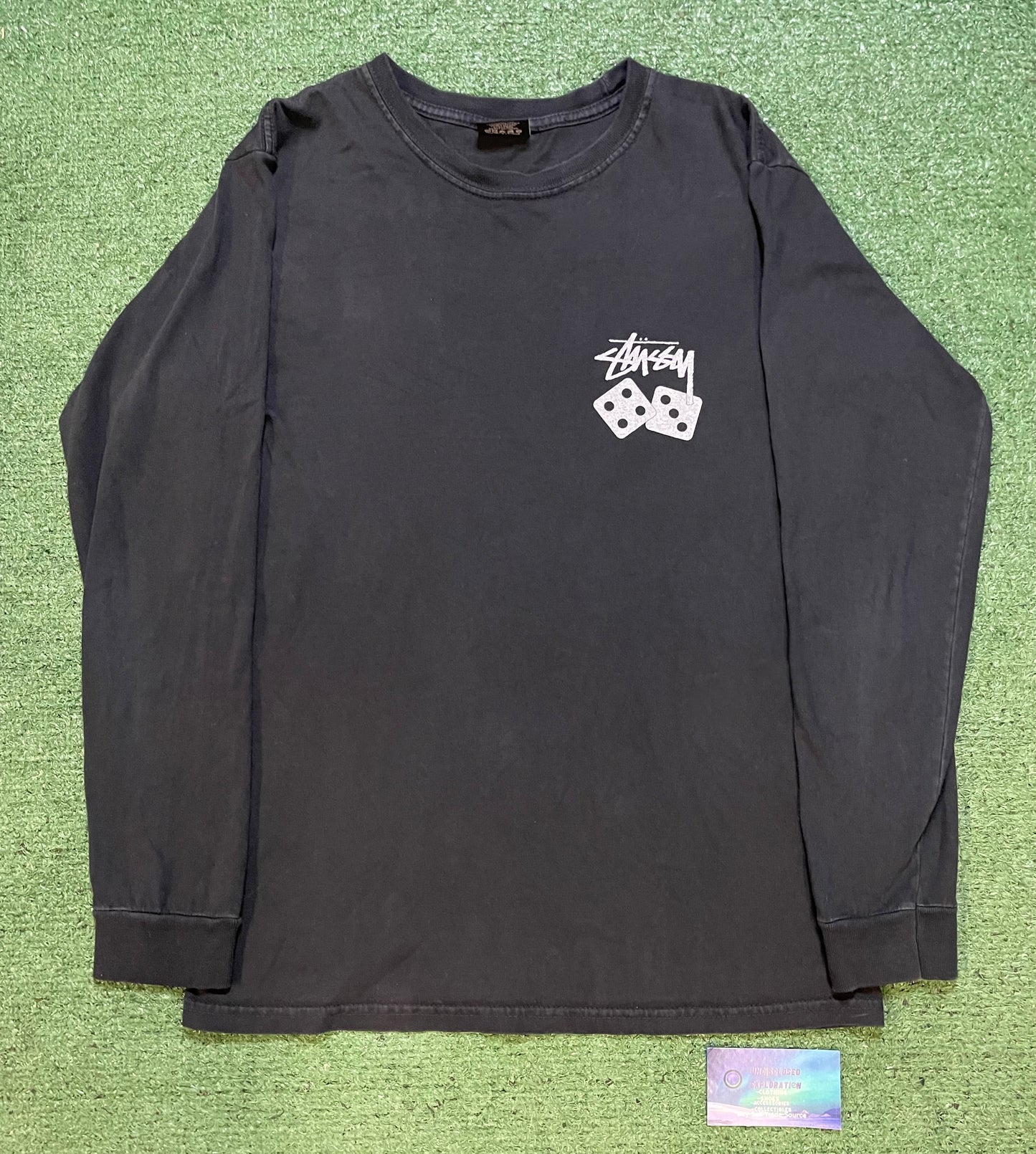 Stussy black dice longsleeve
