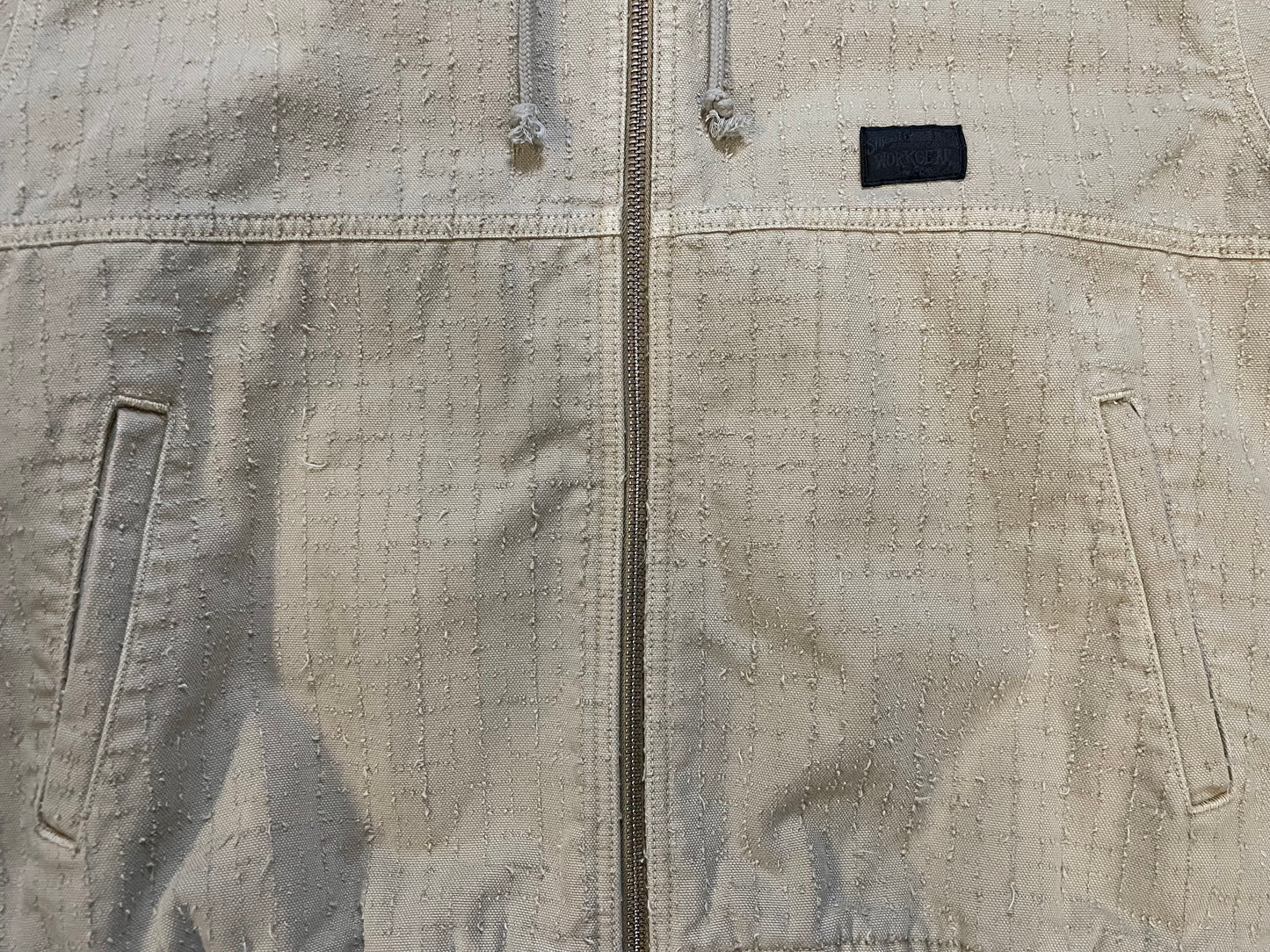 Stussy Canvas Needle Punch Work tan Jacket